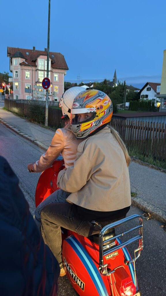 Mit der Vespa einfach los